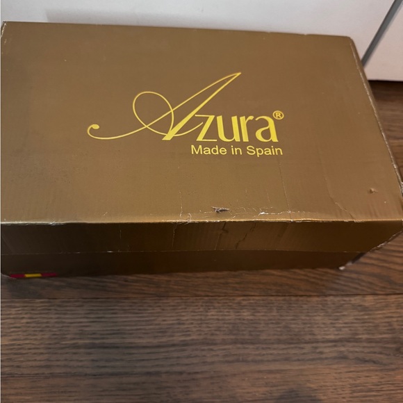 Azura Jaques GRM  Green Strappy Wedge Sandals Size 7.5-8. New. - Picture 5 of 6